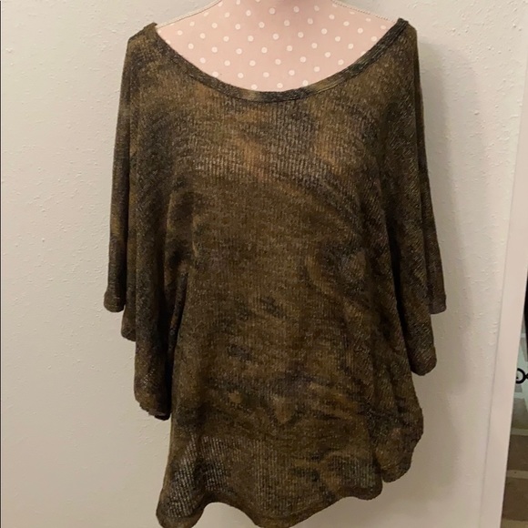 A. Gianneti 2X Woman’s brown Pancho - Picture 1 of 3